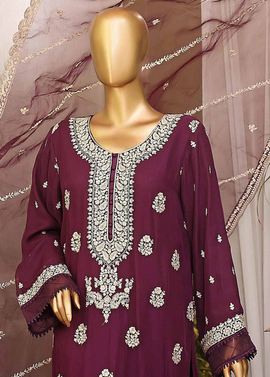 MS-C44 B - 2 Piece Chiffon Formal
