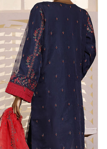 Bin Saeed Fabric - MS-D27 B -3 Piece Organza Formal