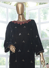NSF-009 B - Velvet Embroidery Kurta