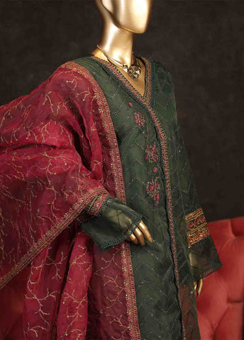 Bin Saeed Fabric - OMS-0003- 3 Piece Dhagakaari