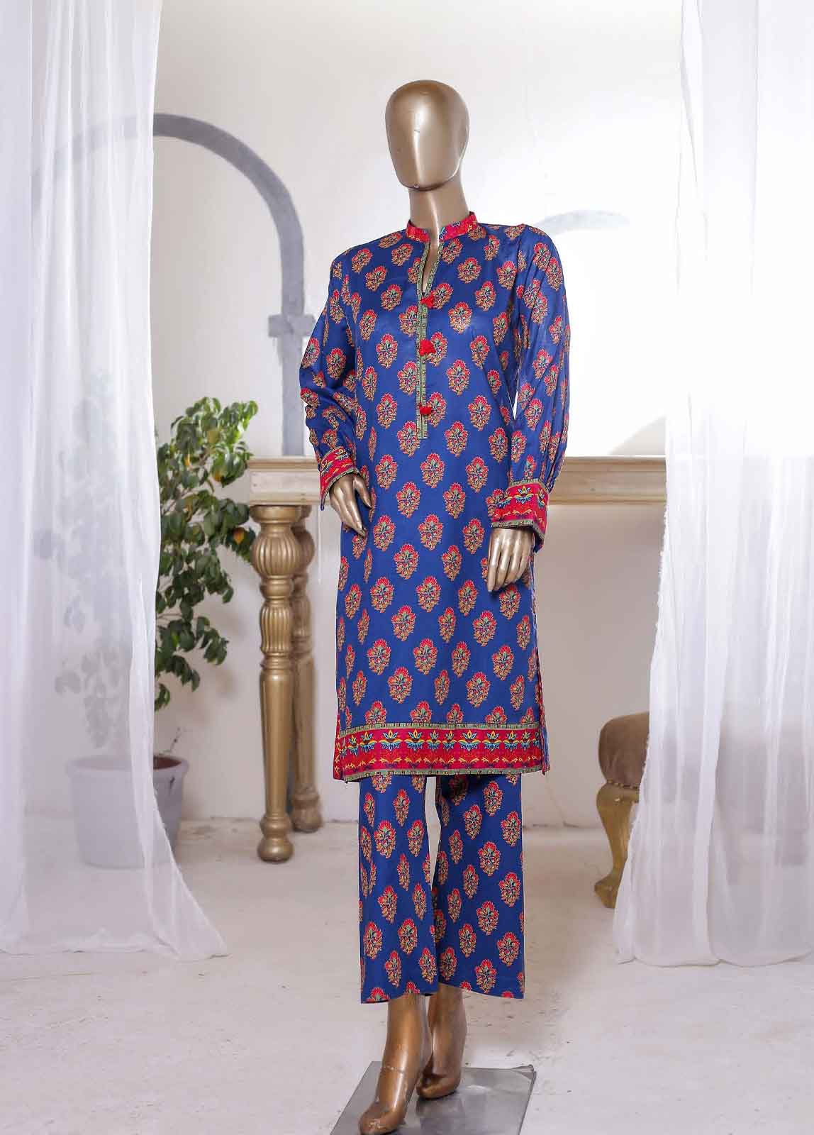 SMLS-TF3- 2 Piece Printed Lawn