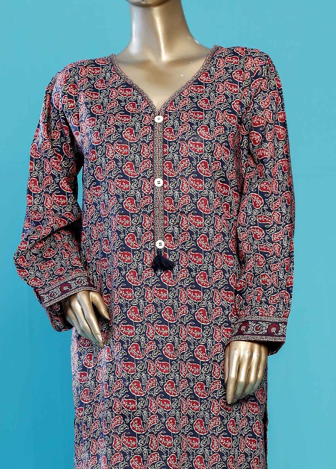 Bin Saeed Fabric - SMLS-TF25- 2 Piece Printed Lawn