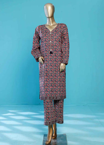 Bin Saeed Fabric - SMLS-TF25- 2 Piece Printed Lawn