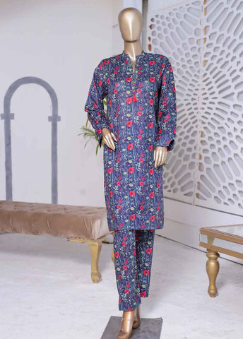 Bin Saeed Fabric - SMLS-TF61- 2 Piece Printed Lawn