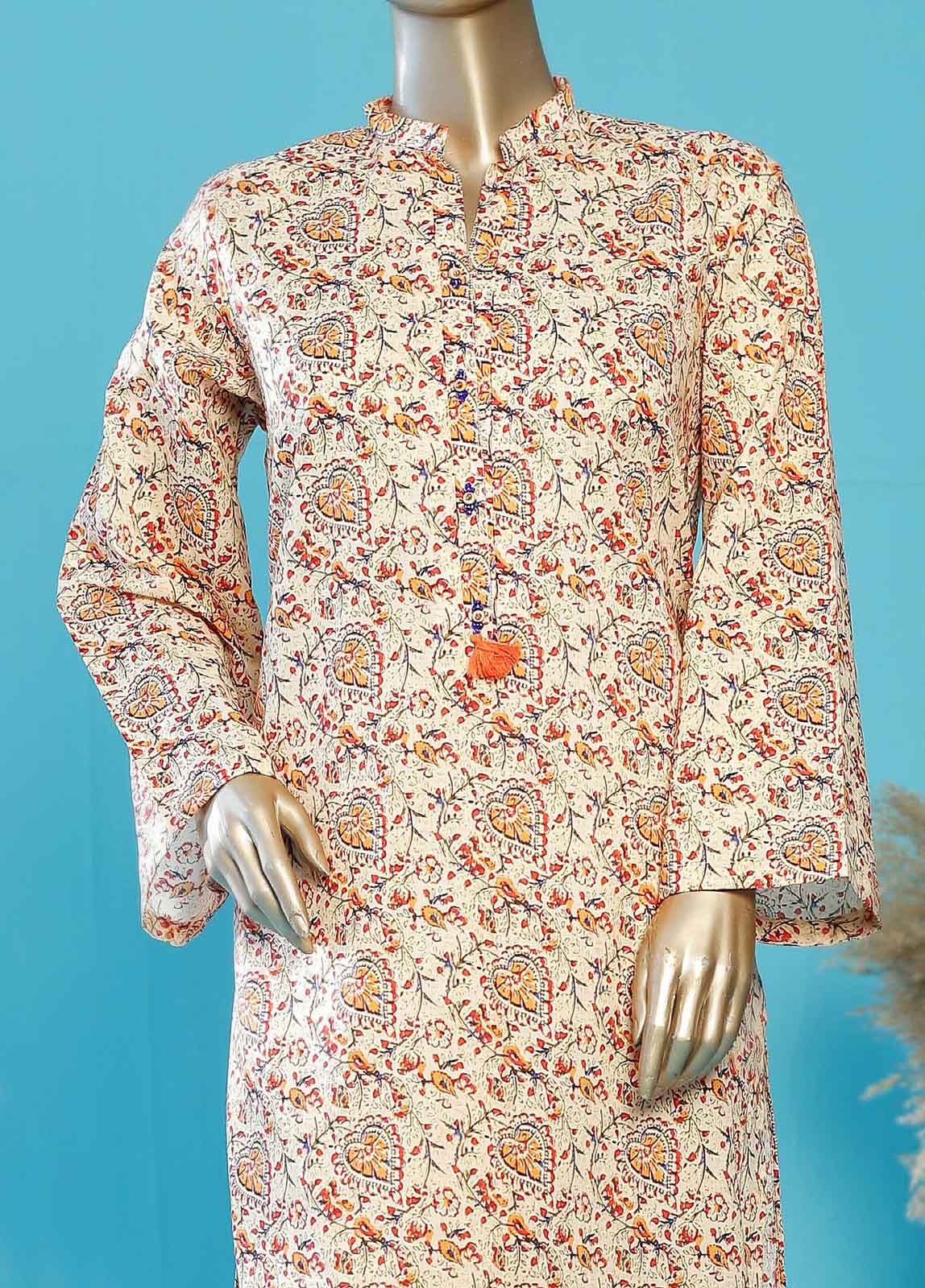 Bin Saeed Fabric - SMLS-TF68- 2 Piece Printed Lawn