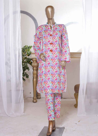 Bin Saeed Fabric - SMLS-TF70- 2 Piece Printed Lawn