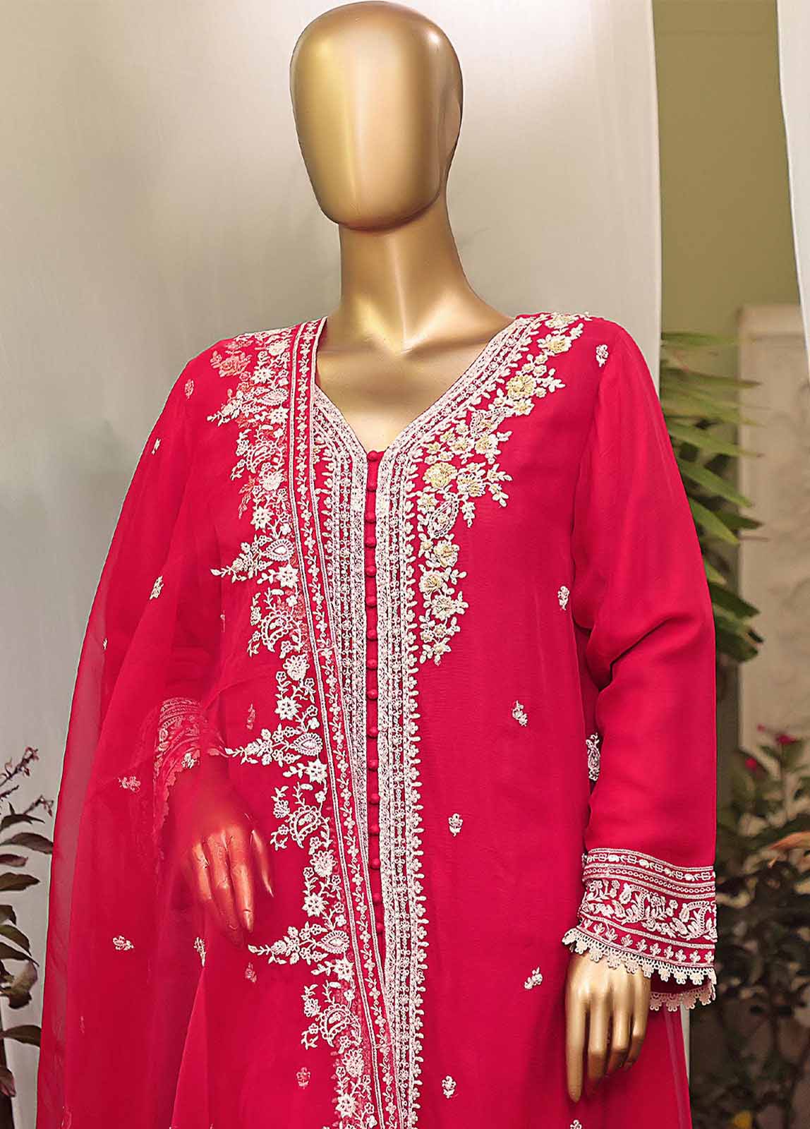 Bin Saeed Fabric - SPF-C008 E - 2 Piece Chiffon Formal