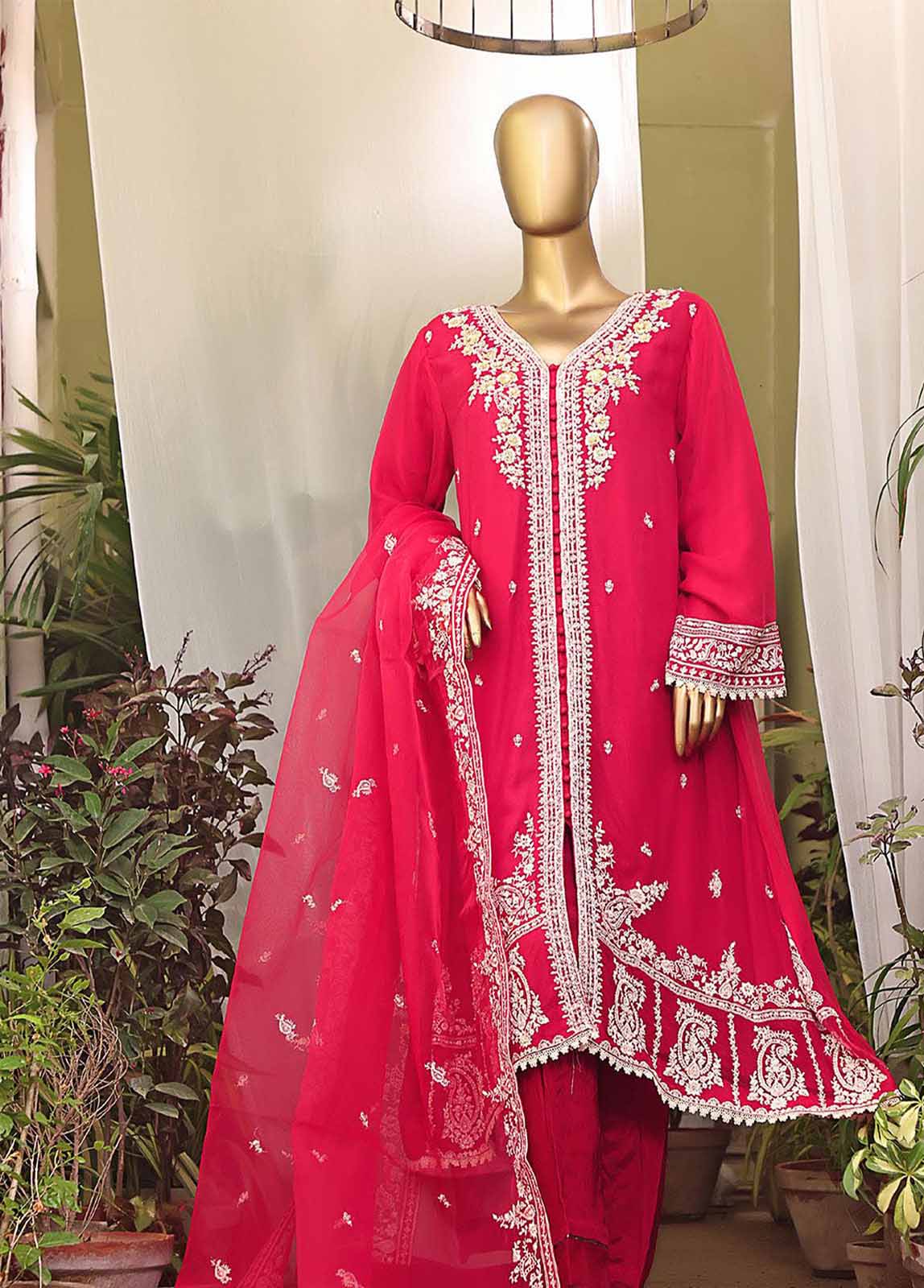 Bin Saeed Fabric - SPF-C008 E - 2 Piece Chiffon Formal