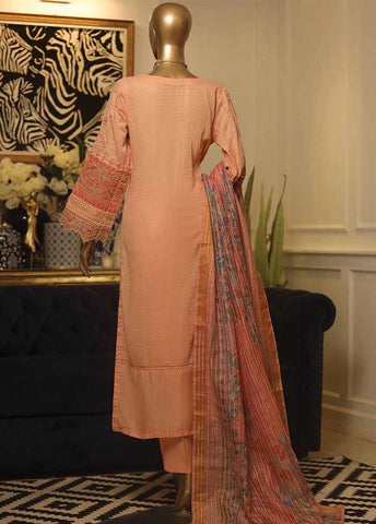 Bin Saeed Fabric - ZC-0002- 3 Piece ChikanKari