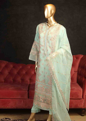 Bin Saeed Fabric - ZEF-2001 B- 3 Piece Dhagakaari