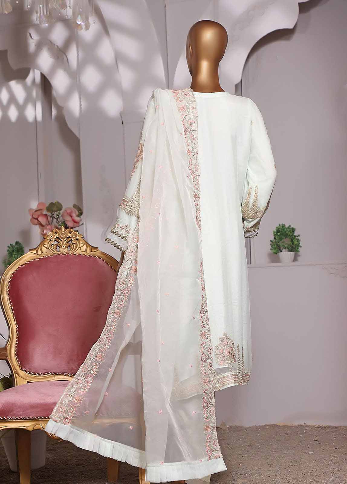 Bin Saeed Fabric - ZEF-C0014 D - 2 Piece Chiffon Formal