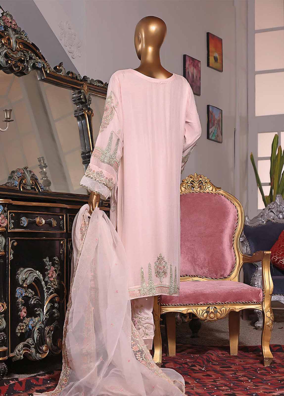 Bin Saeed Fabric - ZEF-C014 A - 2 Piece Chiffon