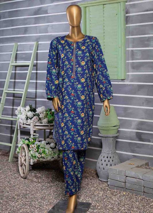 KF-0007- 2 Piece Printed Khaddar