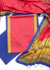 LU-5839- 3 Piece Printed Linen